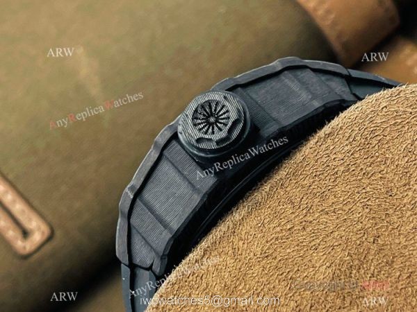 RM Factory 1:1 Swiss Copy Richard Mille RM35-02 Rafael Nadal Swiss NH05 Watch All Black 4