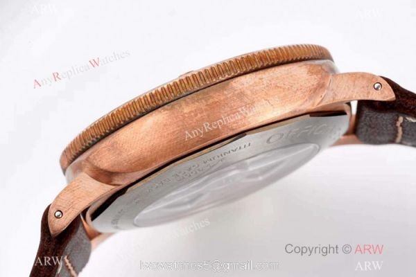 ZF Factory Panerai Luminor Pam00671 Watch Bronze Case Blue Dial 4