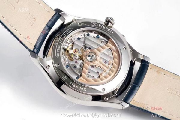 ZF Jaeger-LeCoultre Master Ultra Thin Power Reserve Blue Dial Watch Swiss Replica Watches 4