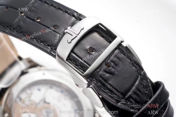 ZF Jaeger-LeCoultre Master Ultra Thin Power Reserve Watch Silver Dial 4