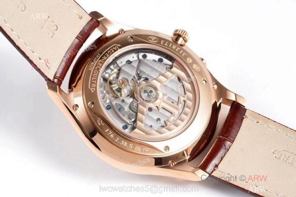 ZF Jaeger-LeCoultre Master Ultra Thin Power Reserve Rose Gold Watch Swiss Replica Watches 4