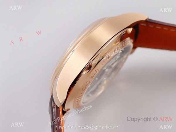 Swiss Replica ZF Factory IWC Portugieser Chronograph Classic Watch Rose Gold 42mm 4