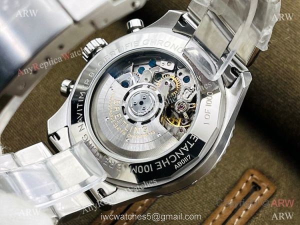 2021 New! Swiss Replica Breitling Navitimer 08 Watch White Chronograph Dial Swiss 7750 4