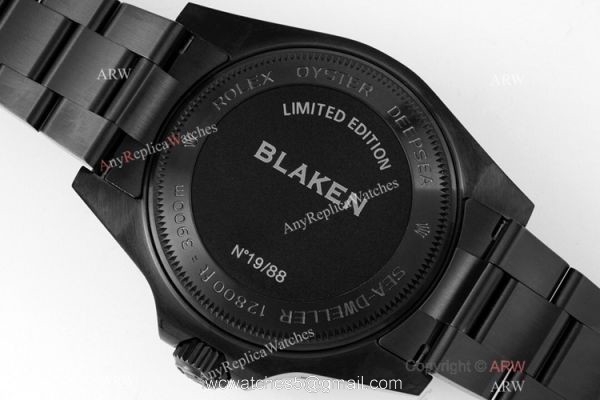 New! Swiss Replica Rolex Deepsea Dweller Blaken Limition Edition Watch 44mm 4