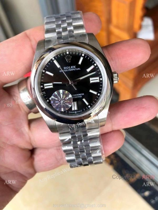 2021 Newest! Rolex Oyster Perpetual Watch 41MM Yellow Face Jubilee Band 4