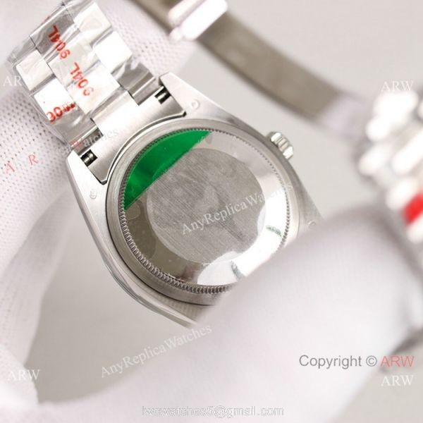 2021 NEW! Copy Rolex Datejust 36mm Turquoise Blue Dial Stainless Steel Swiss 2836-2 Watch 4