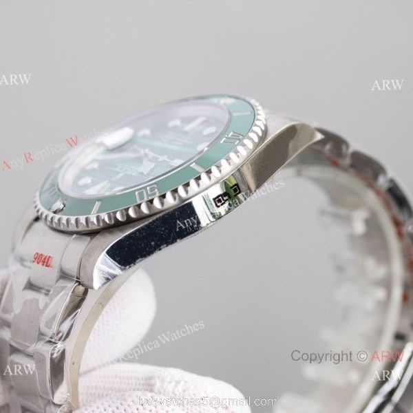 New! AAA Replica Rolex Submariner Malachite Dial Swiss 2824 Watch 40mm 4