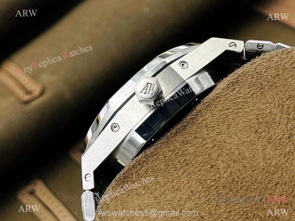 TW factory Copy Audemars Piguet Annual Calendar Watch 41mm Stainless Steel Black Dial 4