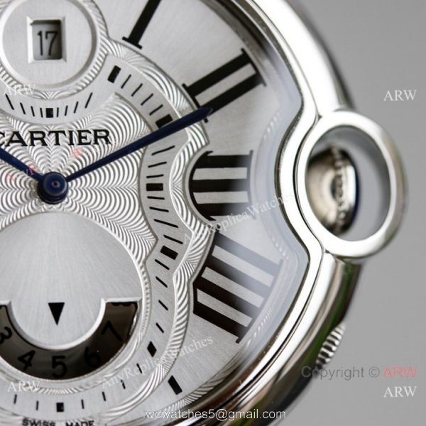 JH Factory Swiss Copy Ballon Bleu Cartier 9120 Movement Watch 42mm Stainless Steel 4