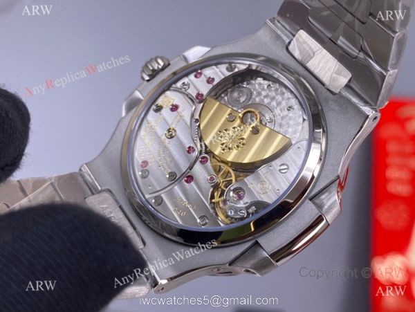 (PF Factory) Swiss Grade One Patek Philippe Nautilus Moon phase Multifunction Watch 2021 New 4