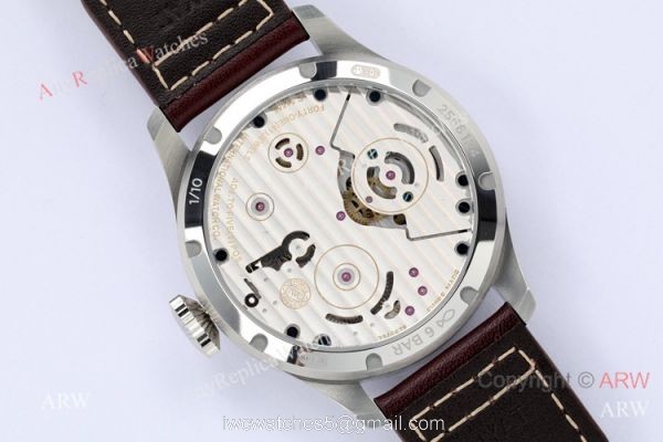 BBR Swiss Replica IWC Big Pilots Constant-Force Tourbillon Watch Blue Dial 4