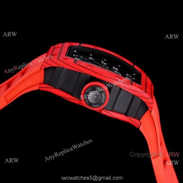 Best Copy Richard Mille RM 030 White Rush Carbon Fiber Watch In All Black 4
