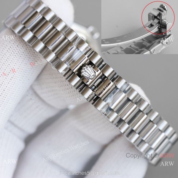 TR Factory Copy Rolex Datejust 31mm Watch President Stainless Steel Purple Dial 4