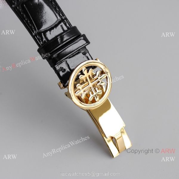 JH Swiss Copy Patek Philippe Perpetual Calendar Chronograph Yellow Gold 5270E Watch 4