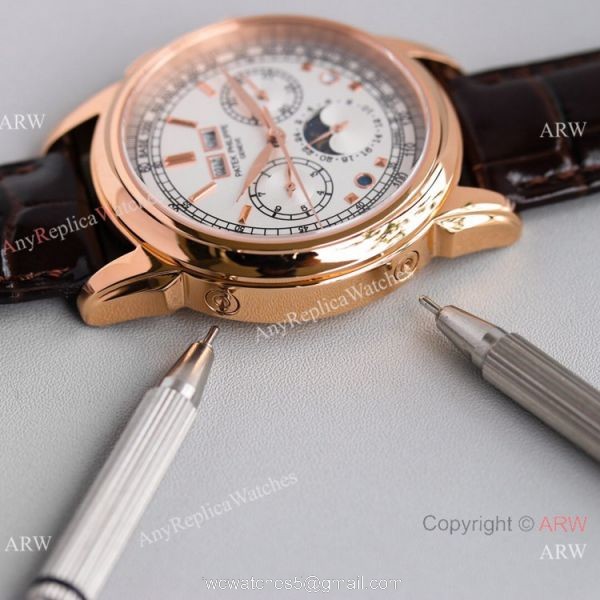 2021! Swiss Copy Patek Philippe 5270R Grand Complication JH V2 Version Rose Gold Watch 4