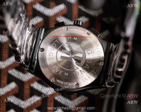 2021 Copy Hublot Geneve Big Bang Skull All Black Watches 4