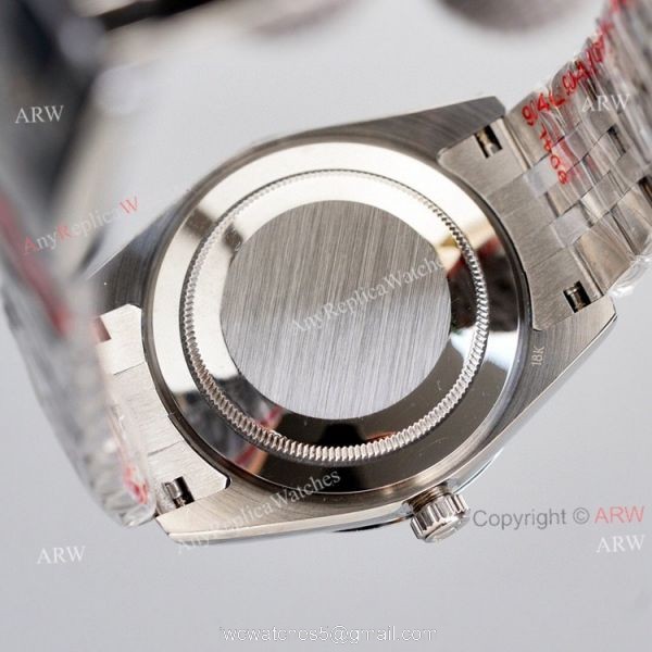 41mm Rolex Datejust 2 Blue Dial Jubilee Fluted Bezel Diamond Watch High End Replica 4