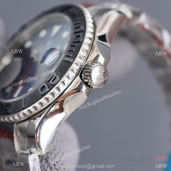 Swiss Quality Rolex Yacht master 40mm Watch Black Dial Citizen 8215 4