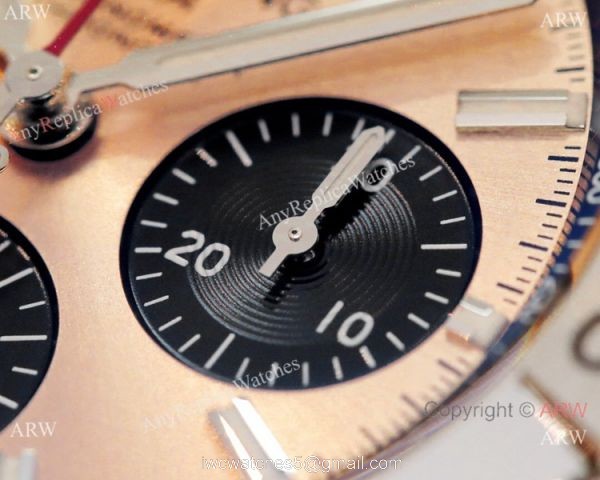 2021 New Super Clone Breitling Chronomat 1:1 GF Factory Watch Rose Gold Dial 4
