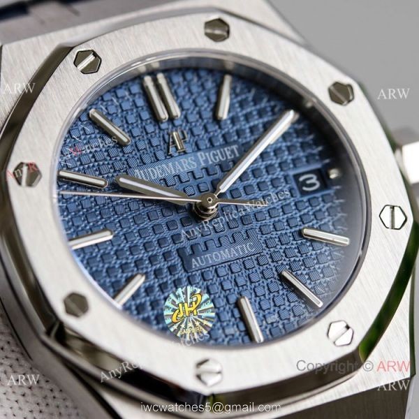 JH Factory Swiss Copy Audemars Piguet Royal Oak Stainless Steel 37mm Lady Watch 4