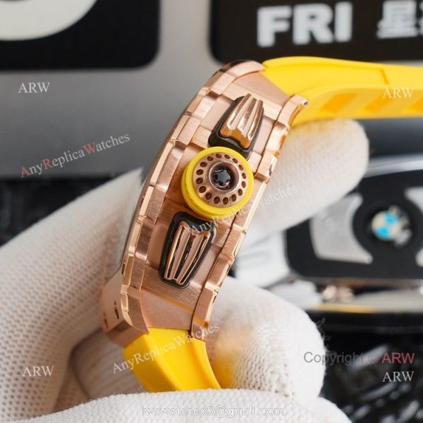Best Richard Mille RM11-03 Felipe Massa Flyback Chronograph Dial Rose Gold Replica Watches 4