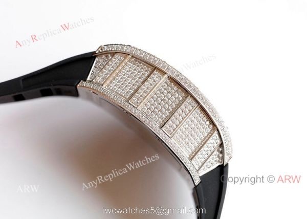 Diamond Richard Mille 011 Watch Automatic Richard Mille Watch Replica AAA Quality 4