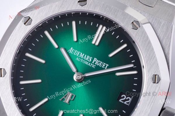 (BF Factory) New Audemars Piguet Royal Oak Green Dial Swiss Made High End Replica Watches 39mm 4