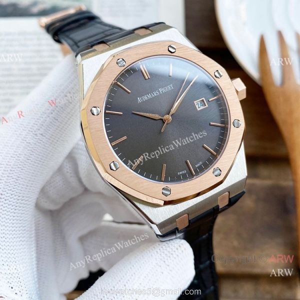 New Copy Audemars Piguet Royal Oak Citizen 8215 Watches Silver Dial 4