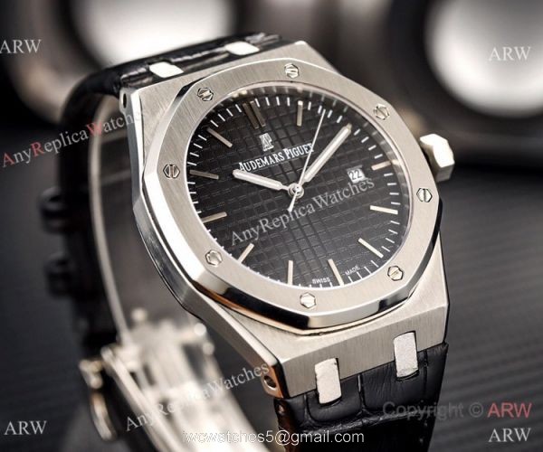 Swiss Quality Audemars Piguet Royal Oak Citizen 8215 Watch White Dial 40mm 4