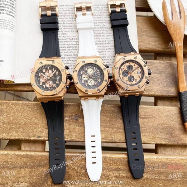 Knock off Audemars Piguet Royal Oak Offshore 26470 Automatic Watches Blue Dial 4