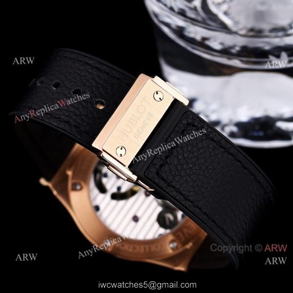 Full Diamonds Hublot Classic Fusion 42mm Tourbillon Watch High Quality Replica 4