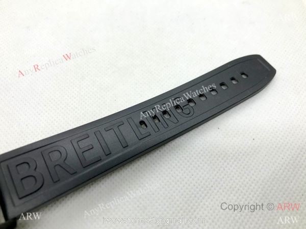 Vintage Breitling Premier Automatic Replica Watch Solid Black 4