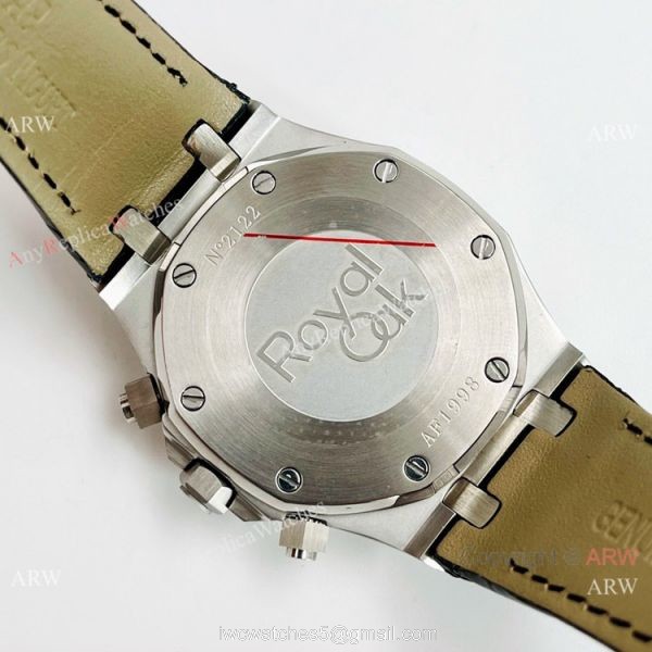 Clone Audemars Piguet Royal Oak Chronograph Watch SS Diamond Bezel 4