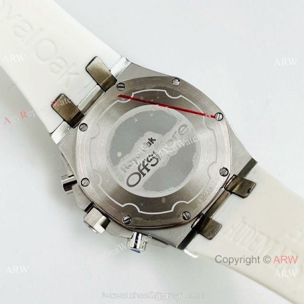 Knockoff Audemars Piguet Lady-Royal Oak Offshore Watch White Dial 4