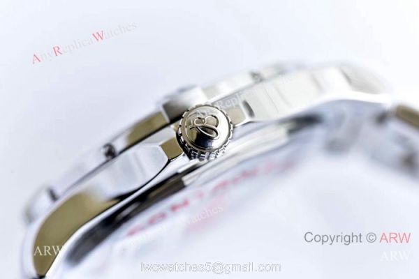 GF Factory Breitling Avenger II GMT Black Arabic Dial Stainless Steel Watch Swiss Grade Replica 4