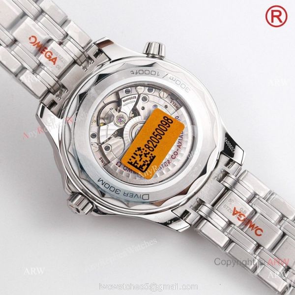 2021 New Swiss Grade OR Factory Omega Seamaster Diver 300m Watch Stainless Steel Black Ceramic Bezel 4