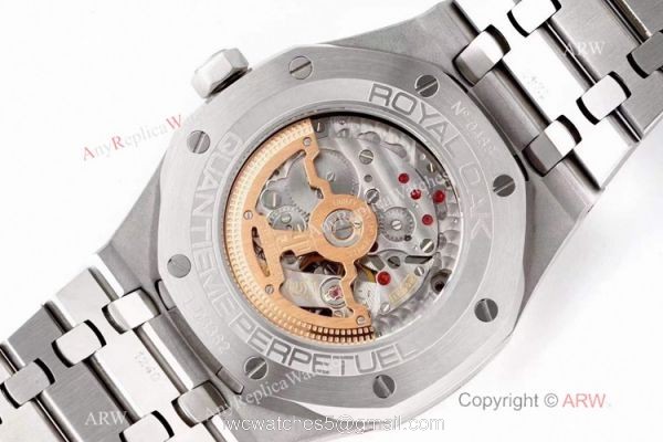 2021 New Swiss Copy Audemars Piguet Perpetual Calendar BF Cal.5134 Iced Blue Dial Watch 41mm 4