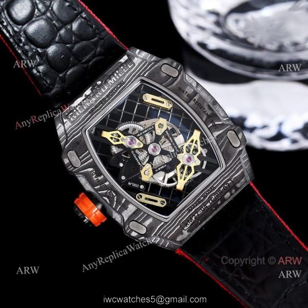 Best New Richard Mille RM 27-04 Tourbillon Rafael Nadal Tennis Court Watch Red Fabric Strap 4