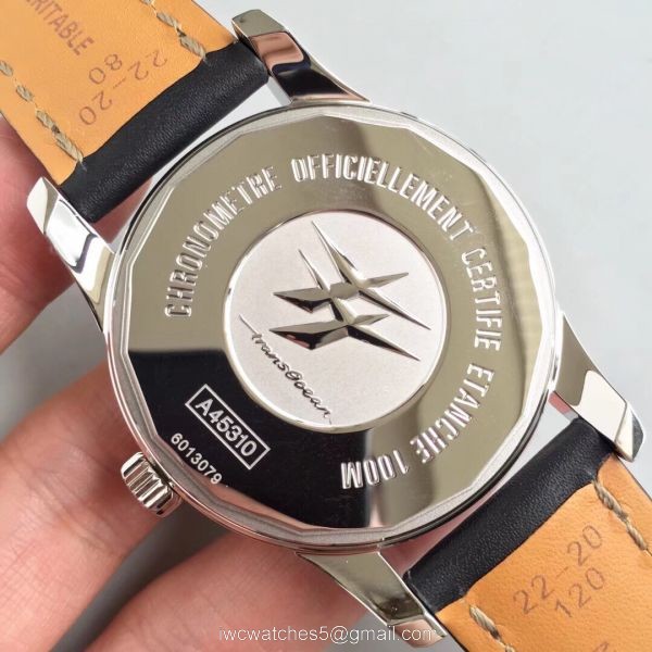 Swiss Grade Copy Breitling Transocean Day Date V7 Factory Watch Black Dial 4