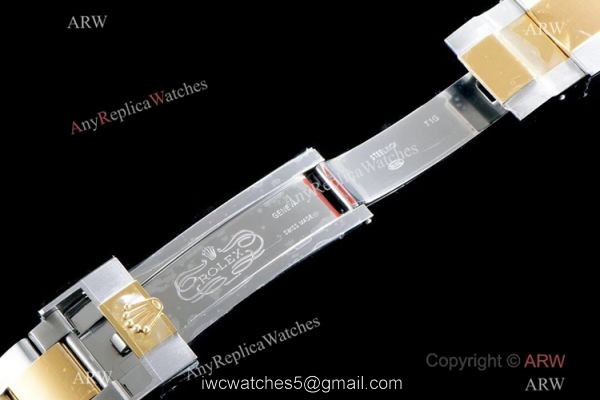 JH Factory Swiss Copy Rolex Daytona JH Cal.4130 Watch Blue Mother Of Pearl Dial 2-Tone 4