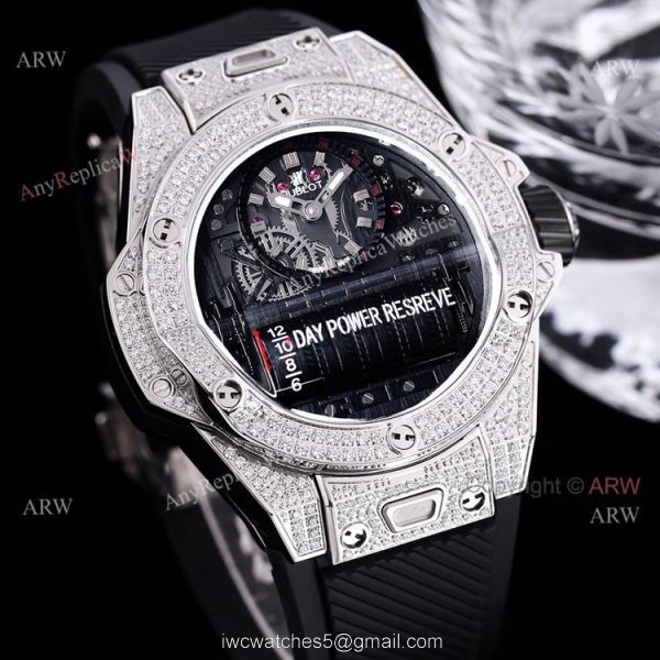 High Quality Replica Hublot Big Bang MP-11 Watch With Diamonds 45mm 4