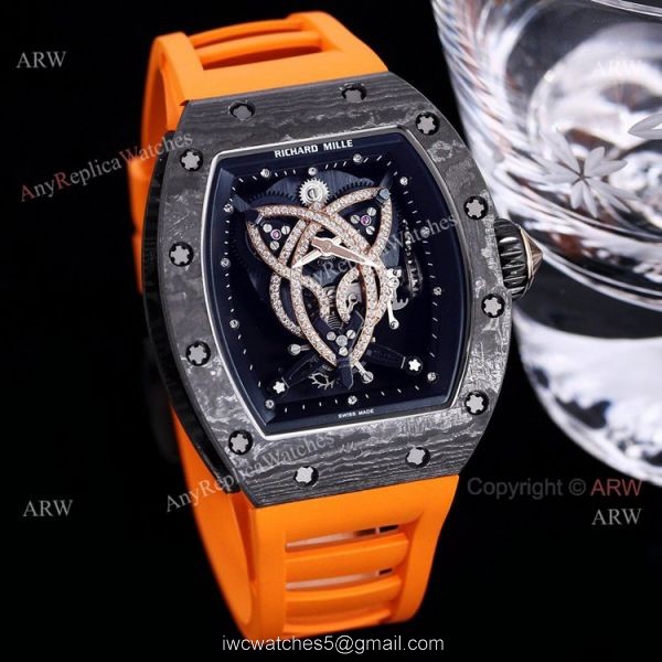 Knockoff Richard Mille Tourbillon RM019 Natalie Portman Automatic Watch For Men 4