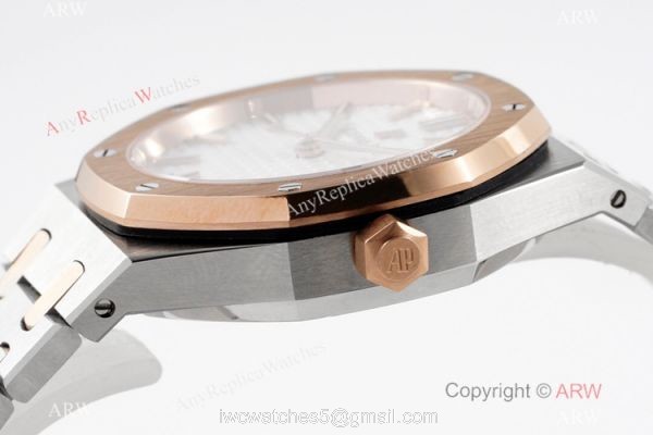 2021 New Swiss Audemars Piguet Royal Oak Rose Gold 34mm Watch Caliber 5800 Selfwinding Movement 4