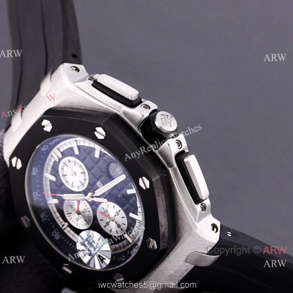 JF 1:1 Swiss 3126 Audemars Piguet AP Royal Oak Offshore 26400io Rubber Strap Watch Super Clone 4