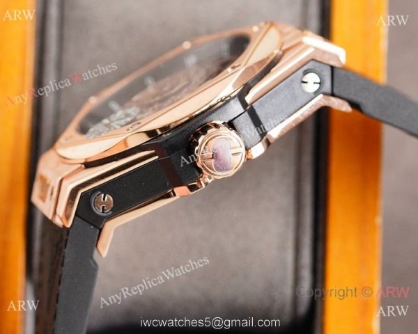 Z Factory Copy Hublot Big Bang Sang Bleu Watch Rose Gold Citizen Movement 4
