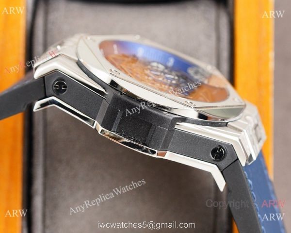 Z Factory Swiss Quality Hublot Sang Bleu Citizen Watch SS Blue Dial 45mm 4