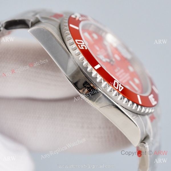 Swiss Grade Orange Dial 904L Steel Blaken Rolex Submariner Replica Watch Limited Edition Watch 4