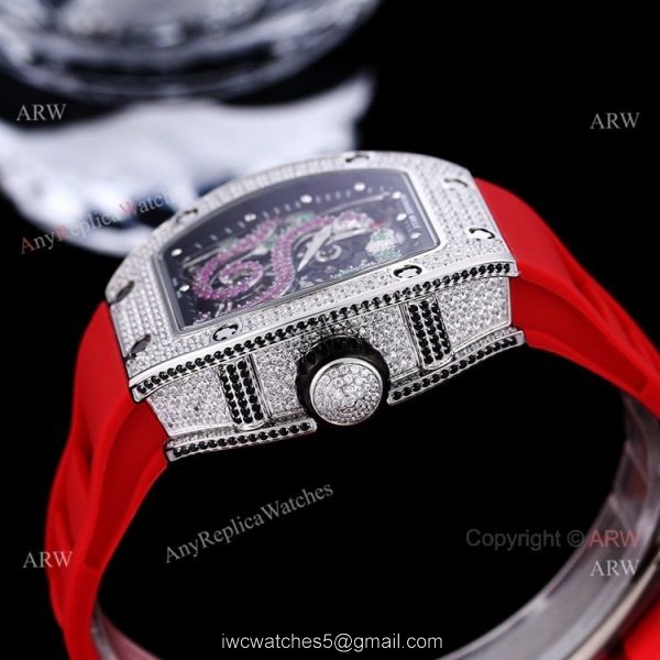 High Quality Copy Richard Mille Rm026 Snake Dial Tourbillon Serpent Watch With Diamond 4