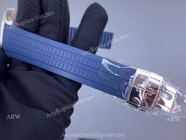 3k Factory Patek Philippe Aquanaut Blue Dial Diamond Bezel Watch 42mm High Copy 4