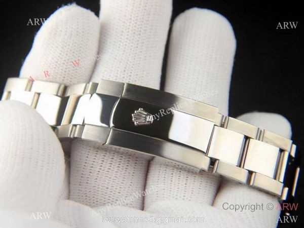 Rolex new Datejust 36 Olive Green Palm dial SS Oyster Bracelet AAA Copy 4